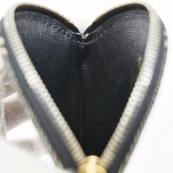 LOUIS VUITTON Porte Monnais Rond Coin Case Monogram Mini Black M92453 69EE970 - Picture 11 of 13